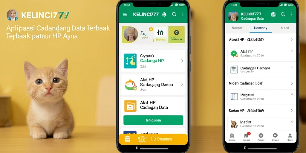 Tampilan antarmuka KELINCI777 yang user-friendly untuk cadangan data.
