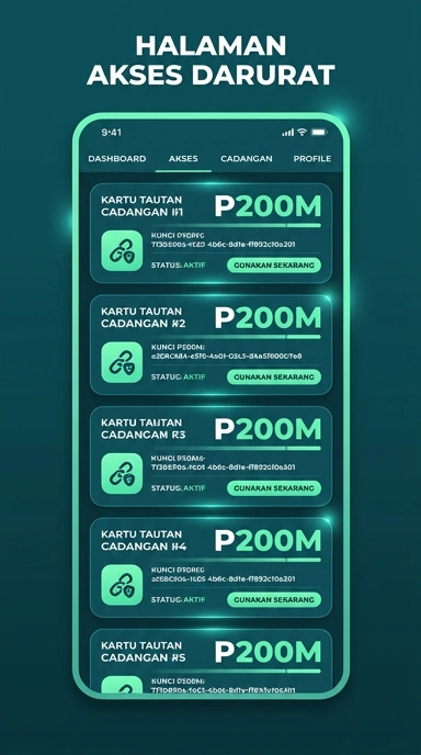Tampilan link alternatif p200m